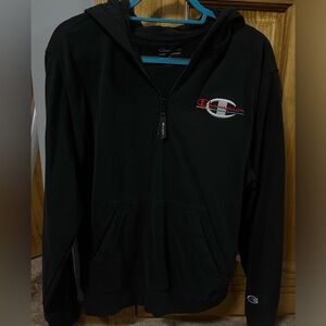 Black Champion Quarter Zip